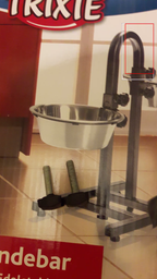 Подставка с мисками из нержавейки для собак Trixie 2.8 л (4047974024973)