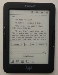 Электронная книга Evromedia Argument 8GB Black фото от покупателей 5