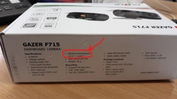 Видеорегистратор Gazer F715