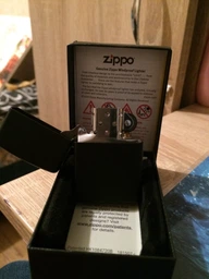 Запальничка Zippo Black Matte (218) фото від покупців 8