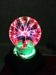 Плазменный шар с молниями / диаметр 10 см / ночник Magic Flash Ball / Тесла лампа фото от покупателей 2