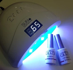 Лампа для маникюра Nail Lamp SUN 1S для покрытия ногтей гель лаком, гелем 48W UV/LED White