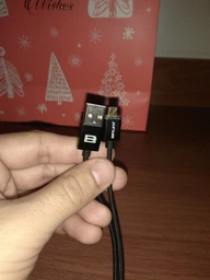Кабель магнітний BRUM U005m USB - MicroUSB 2.1 А 1м Чорний фото від покупців 1