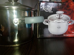 Кастрюля Krauff "Moxie" зі скляною кришкою 6.5 л фото від покупців 12
