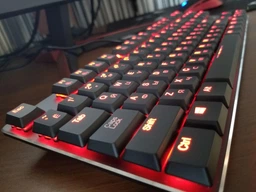 Клавиатура проводная Modecom Volcano Blade Ultra Slim (Kailh Brown Switch) USB (K-MC-BLADE-BROWN-RU) + Комплект ENG колпачков в подарок! фото от покупателей 14