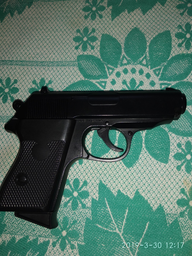 Іграшковий пістолет на кульках металевий Walther PP CYMA ZM02