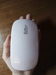 LED+UV Лампа для манікюру та педикюру (лампа для сушіння гель-лаку) SUN mini 6 Вт біла фото від покупців 1