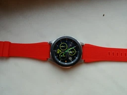 Силіконовий ремінець Watchbands для Samsung Galaxy Gear S3 / Samsung Galaxy Watch 46mm - чорний (WB001GALAXYBLACK20) фото від покупців 7