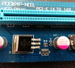 Адаптер-райзер Dynamode PCI-E x1 to 16x, 60 см USB 3.0 Cable SATA to 6Pin Power ver.006C (RX-riser-006c 6 pin) фото від покупців 3
