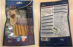 Лакомство для собак Trixie 31709 Premio Rabbit Sticks кролик 100 г (4011905317090) фото от покупателей 1