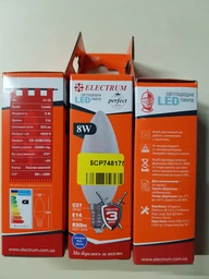 Светодиодная лампа ELECTRUM С38 8W E14 4000K Perfect LC-32 (A-LC-1429) фото от покупателей 14