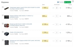 Оперативна пам'ять HyperX DDR4-3200 8192MB PC4-25600 Fury Black (HX432C18FB2/8) фото від покупців 12