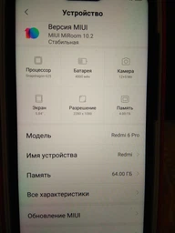 Мобильный телефон Xiaomi Redmi 6 Pro 4/64GB Black (Global ROM + OTA) фото от покупателей 2