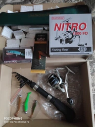 Набор рыболовный Black King 8 1.8 м + BratFishing Nitro 1000 фото от покупателей 9