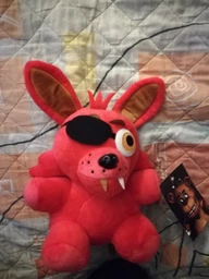 М'яка іграшка Фоксі (Foxy) герой мультфільму П'ять ночей з Фредді (Five nights at freddy's). 25 см фото від покупців 4