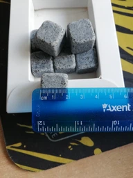 Камені для віскі Whiskey Stone набір 9 шт та мішечок для зберігання (AW010523) фото від покупців 12