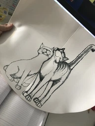 Коврик под миски для собак и кошек Trixie Pussy Cat 40 x 30 см (4011905245409) фото от покупателей 14