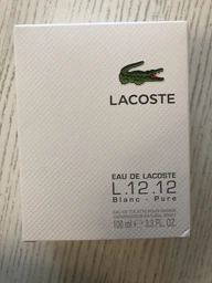 Тестер Туалетна вода для чоловіків Lacoste Eau de Lacoste L.12.12 Blanc 100 мл (737052413129) фото від покупців 1