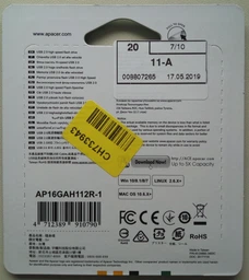 Флеш пам'ять USB Apacer 32GB AH112 USB 2.0 (AP32GAH112R-1) Red фото від покупців 9