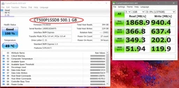 SSD накопичувач Crucial P1 500 GB (CT500P1SSD8) фото від покупців 8