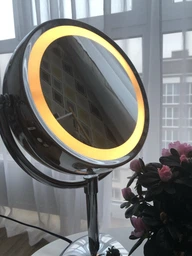 Зеркало косметическое BABYLISS 8438E LED 8X/1X фото от покупателей 4