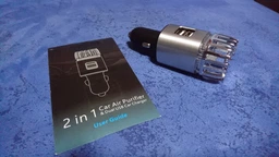 Ионизатор-Очиститель воздуха автомобильный + Зарядное устройство на 2 USB-порта Ion Dobra USB Steel (ID-6291S) фото от покупателей 3