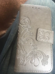 Чехол Clover для iPhone 5 / 5s / SE Книжка кожа PU Gray