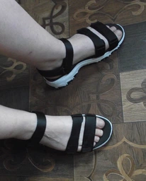 Жіночі сандалі Skechers D`Lites Fresh Catch Black/White 39,5 Чорний 31514-BLK фото от покупателей 1