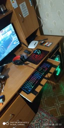 Комплект: клавиатура, мышь, коврик, гарнитура Piko GX100 фото от покупателей 2
