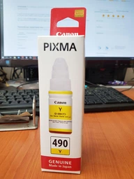 Чернила Canon GI-490 Pixma G1400/G2400/G3400 70 мл Yellow (0666C001) фото от покупателей 3