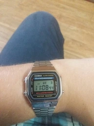 Чоловічі наручні годинники Casio A168WA-1YES фото от покупателей 12
