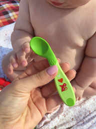 Ложка Chicco First Spoon 8+ міс Рожева (16100.10) фото від покупців 3