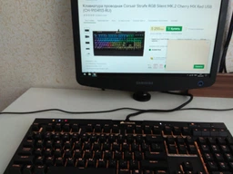 Клавиатура проводная Corsair Strafe RGB Silent MK.2 Cherry MX USB (CH-9104113-RU) фото от покупателей 4