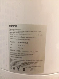 Бойлер GORENJE TGR 65 SNG V9 фото от покупателей 2