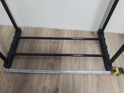 Стійка для одягу та взуття Double Pole Clothes Horse телескопічна вішалка фото від покупців 3