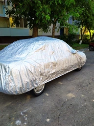 Тент автомобільний Vitol CC11106 M сірий, 432х165х119 см (F 170T/CC11106 M) фото від покупців 8