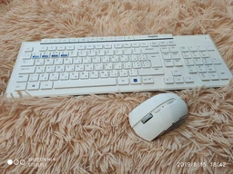 Комплект (клавіатура, миша) Rapoo 8200m Wireless White фото від покупців 1