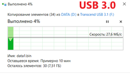 Флеш пам'ять USB Transcend JetFlash 730 128GB USB 3.1 Gen1 White (TS128GJF730) фото від покупців 5