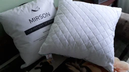 Подушка антиаллергенная MirSon Eco Line Aloe Vera №141 Ecosilk 40х60 см Средняя (2200000392909) фото от покупателей 12