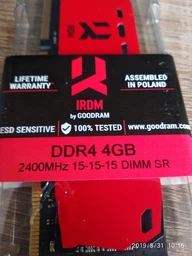 Модуль пам'яті DDR4 4GB/2400 GOODRAM Iridium Red (IR-R2400D464L15S/4G)
