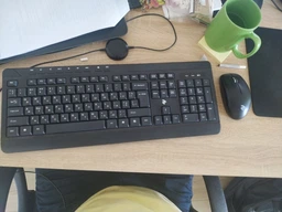 Комплект клавіатура та миша 2E MK410 Wireless, EN/UK/RU, чорний (2E-MK410MWB)
