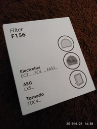 Набір фільтрів F156 HEPA + двигуна (поролон) + фільтр для пилососа AEG, Electrolux 900922932 фото від покупців 3
