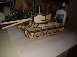 Механічний дерев'яний 3D пазл SUNROZ Танк T-34127 ел. (SUN1750)