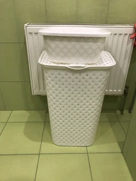 Кошик для білизни HEIDRUN Diamond 42 х 35 х 57 см 60 л Сірий (970_сірий) фото від покупців 3