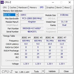 Пам'ять Kingston 8 GB SO-DIMM DDR3L 1600 MHz (KCP3L16SD8/8) фото от покупателей 9