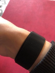 Ремешок Миланская петля GoVern (Milanese Loop) для Apple Watch 42mm/44mm/45mm Black фото от покупателей 3