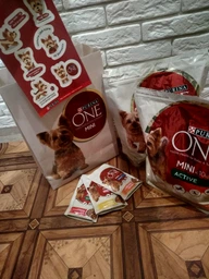 Вологий корм для собак малих порід із зайвою вагою Purina One Mini Weight control pouch 100 г (індичка) фото от покупателей 18