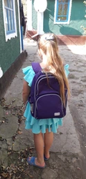 Рюкзак полукаркасный школьный Kite Education Smart для девочек 38 x 28 x 15 см 16-25 л Фиолетовый (K19-702M-2) фото от покупателей 8