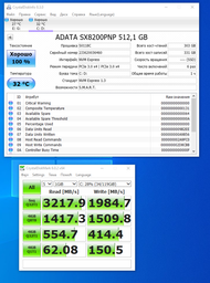 Накопичувач SSD M.2 2280 512GB ADATA (ASX8200PNP-512GT-C)