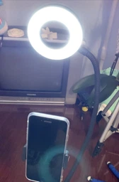 Держатель для телефона Professional Live Stream со светодиодной LED подсветкой , Black